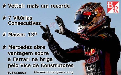 Vettel - 7 Vitórias - Vininews - Bruno Rodrigues #brunorodrigues