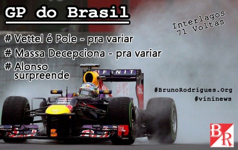 Vettel é Pole após (quase) 2 Horas de Treino - Vininews - Bruno Rodrigues