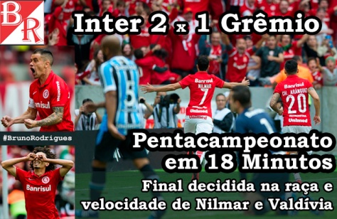 greNAL Inter 2 x 1 Grêmio - Inter PentaCampeão #EspaçoColorado #BrunoRodrigues