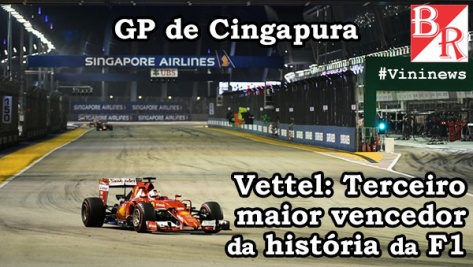 Vettel - GP de Cingapura #F1 #Vininews #BrunoRodrigues