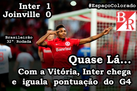 Vitinho - Inter 1 x 0 Joinville #EspaçoColorado #BrunoRodrigues
