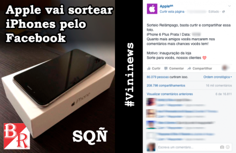 Apple &amp; Facebook - Fraude #Vininews #BrunoRodrigues