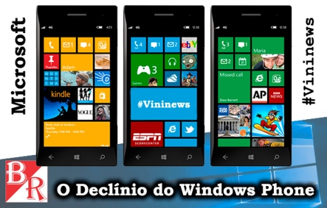 O Declínio da Microsoft #WindowsPhone #Win10 #Vininews #BrunoRodrigues